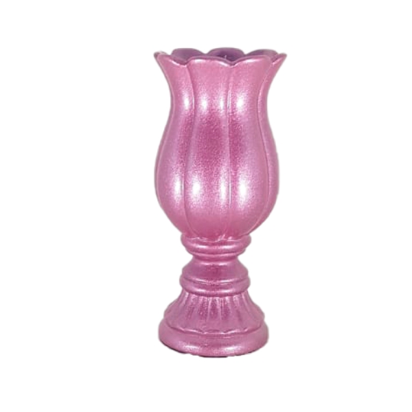 Vaso Rosa Metálico P